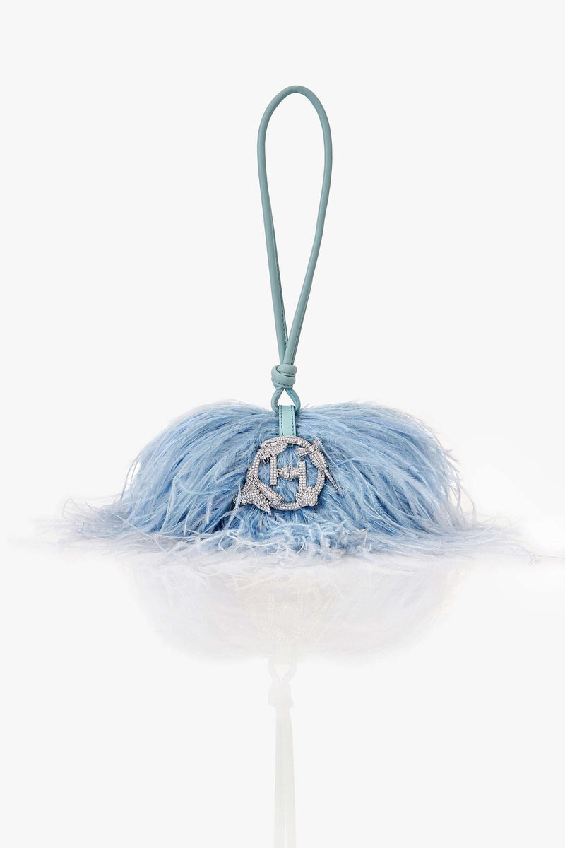 The Scarlet Minivet Handbag in Delphine Blue