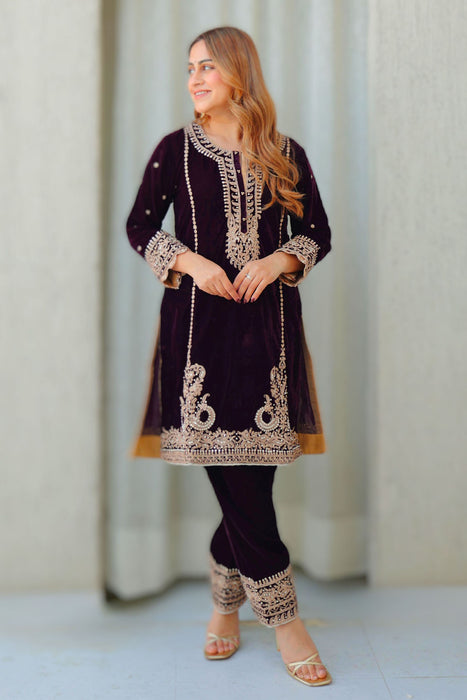 Ayat - Short Kurta with Salwar