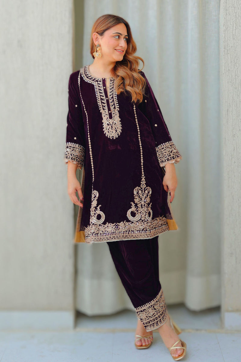 Ayat - Short Kurta with Salwar