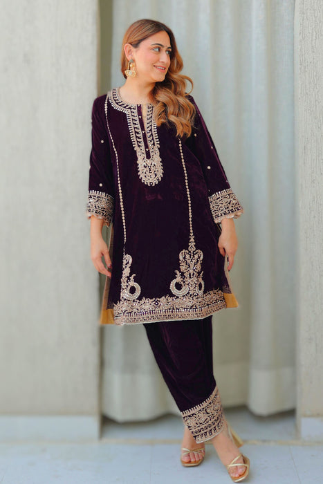 Ayat - Short Kurta with Salwar