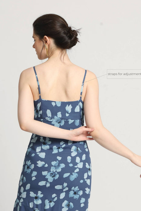 Floral Waterfall Maxi Dress