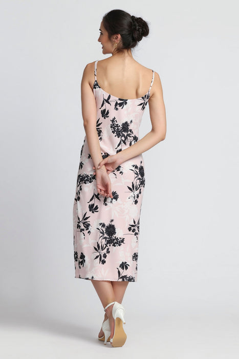 Blushing Petal Midi Dress