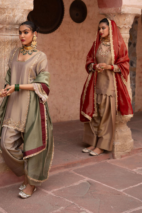 Noor Kaftan Hand-Embroidered Salwar Set