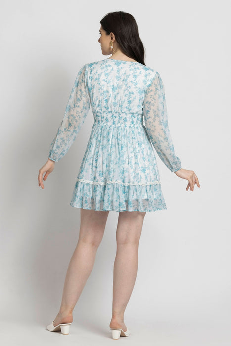 Azure Breeze Mini Dress