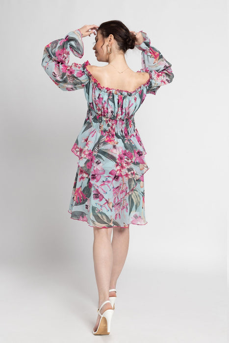 Seafoam Blue Midi Dress