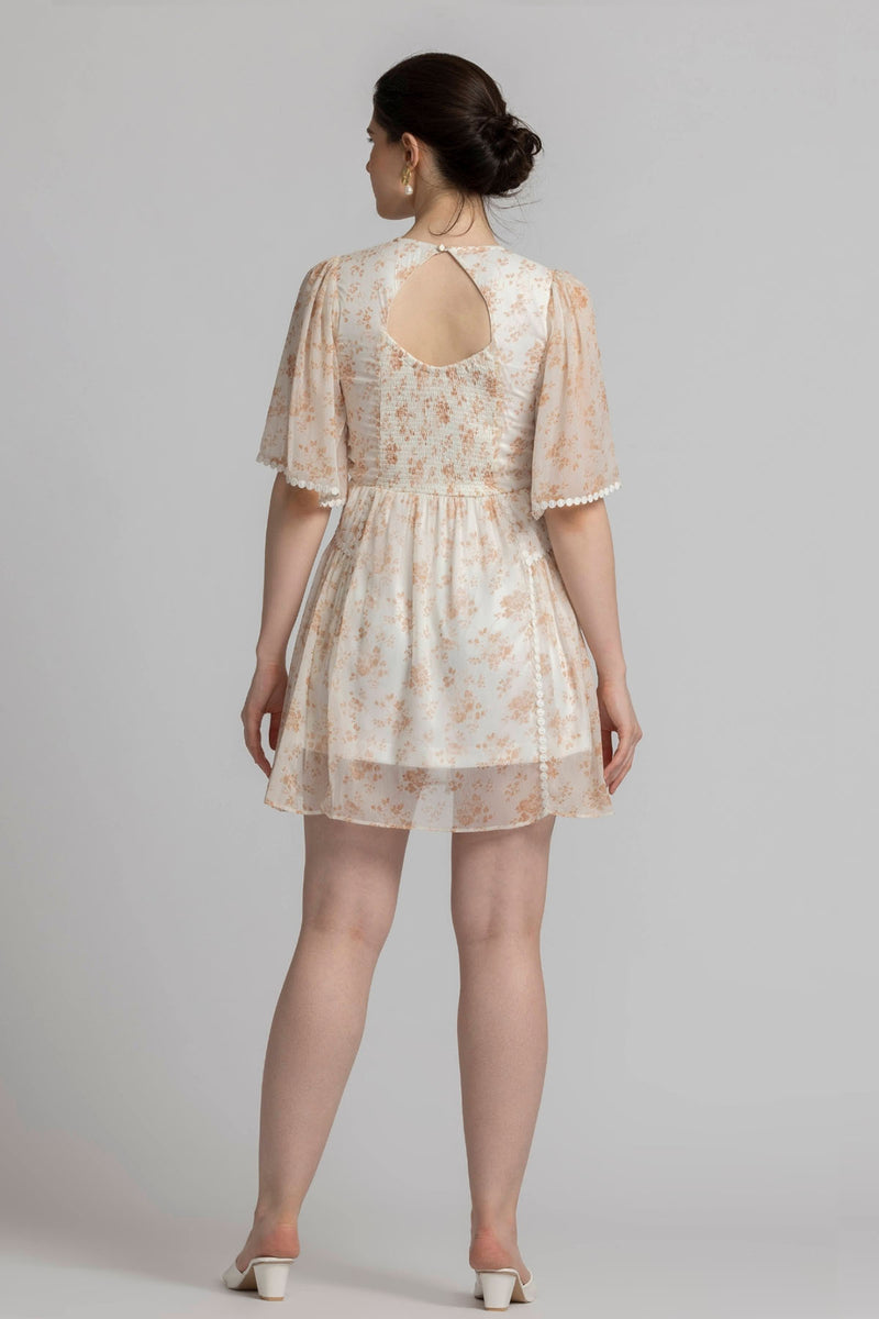 Crimson Comfort Mini Dress