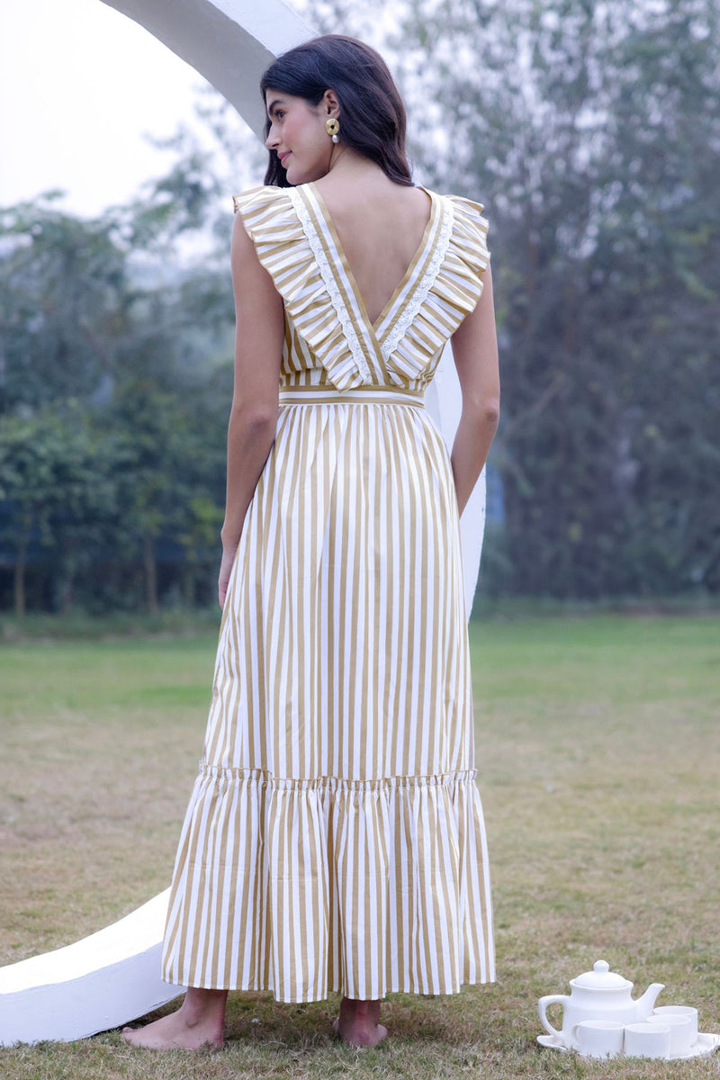 Riviera Elegance Maxi Dress