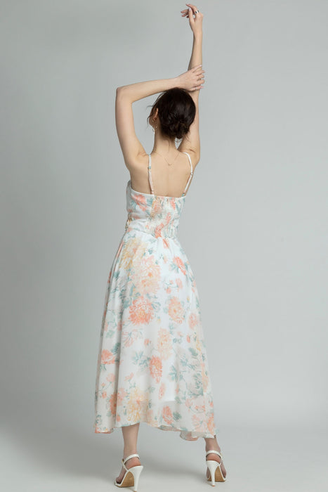 Exquisite Ivory Sweetheart Midi Dress