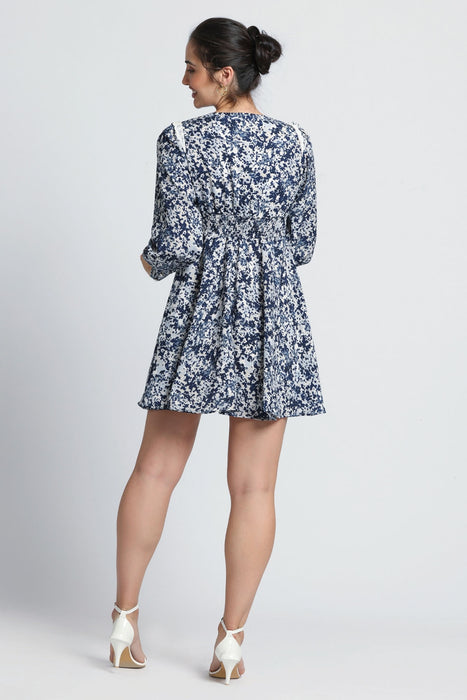 Cerulean Charm Mini Dress