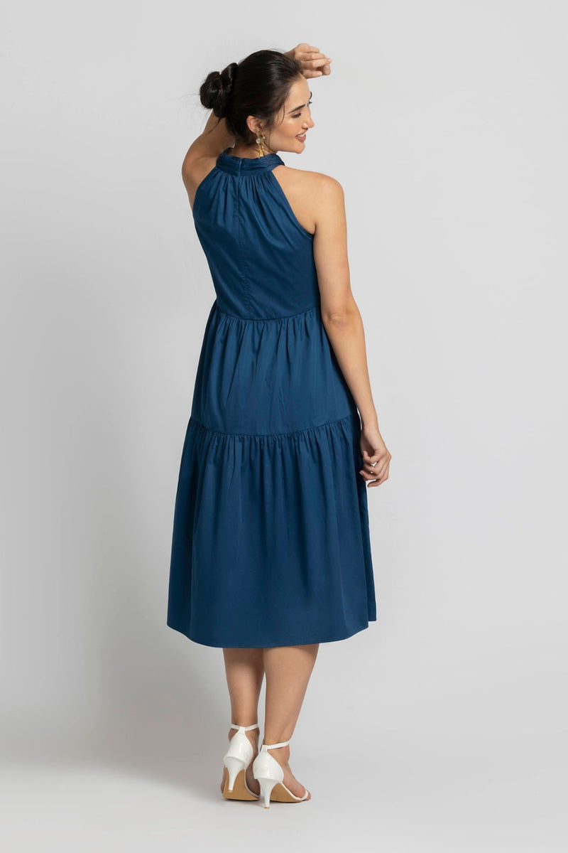 Teal Temptation Midi Dress