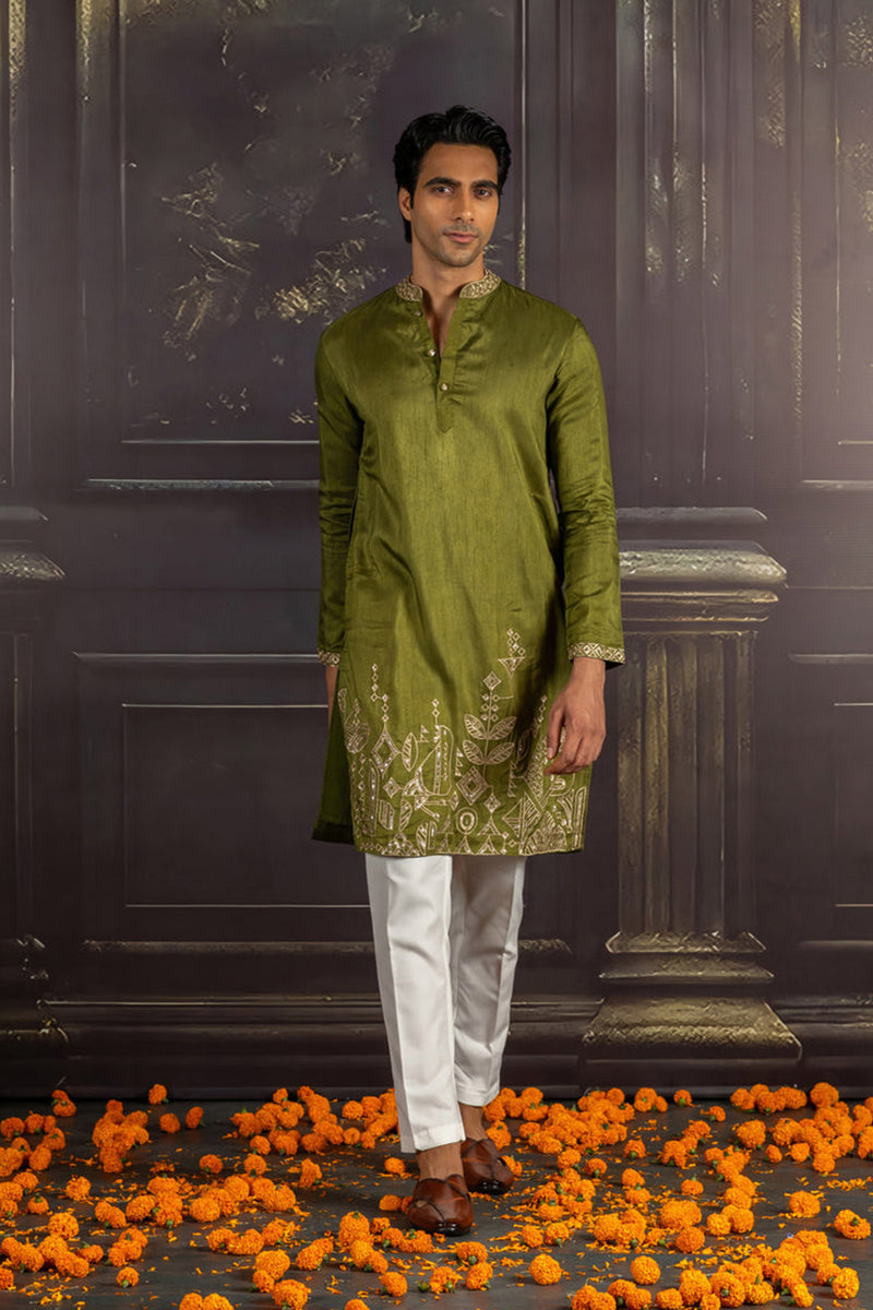 Sage Whisper Kurta