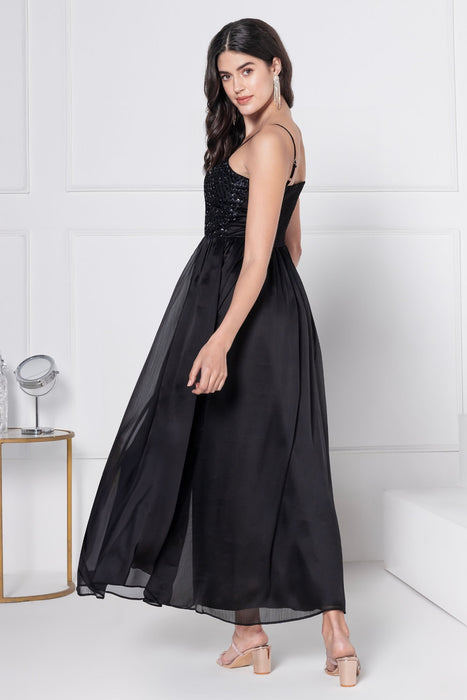 Midnight Luxe Gala Gown