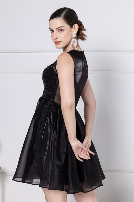 Midnight Luxe Mini Dress