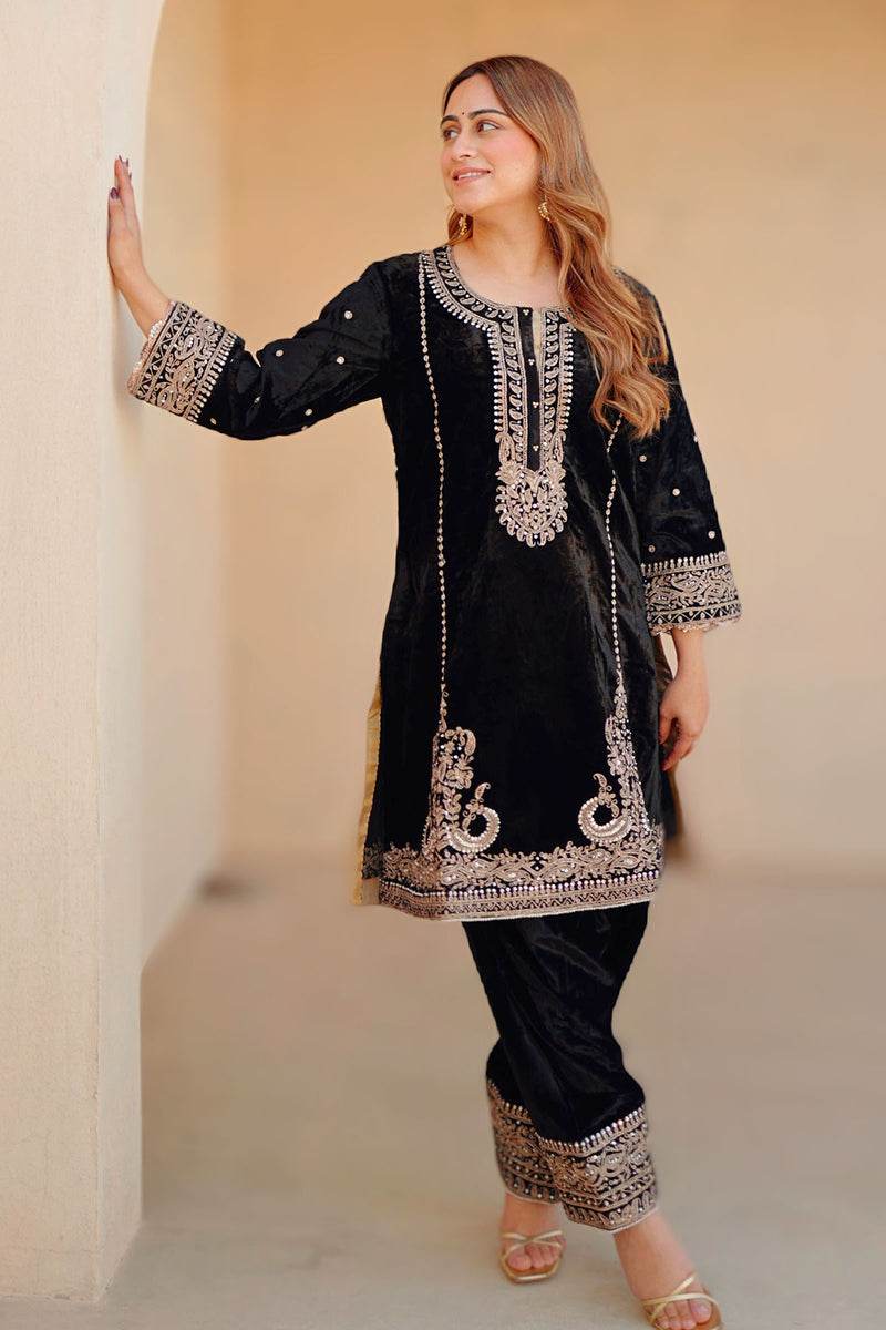 Ayat - Short Kurta with Salwar