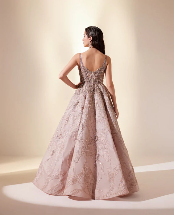 Rose gold Wonder Whims Gown