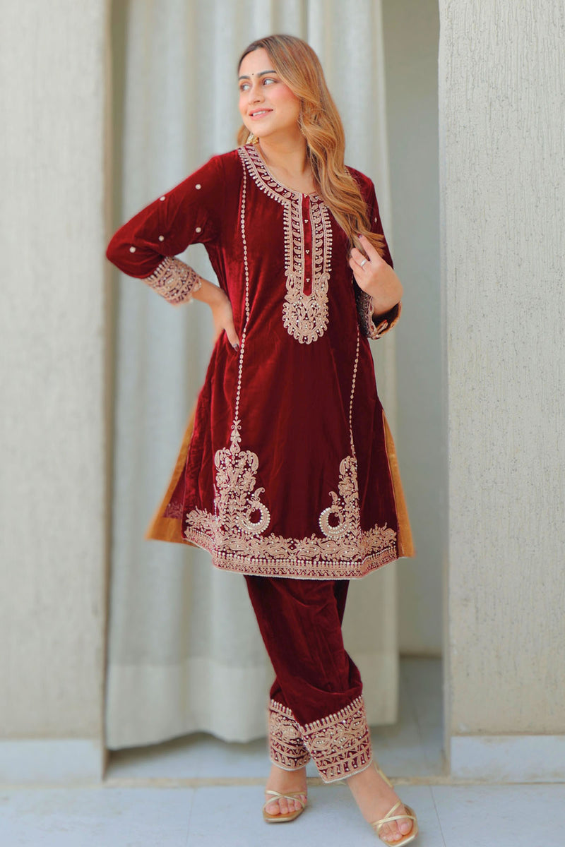Ayat - Short Kurta with Salwar
