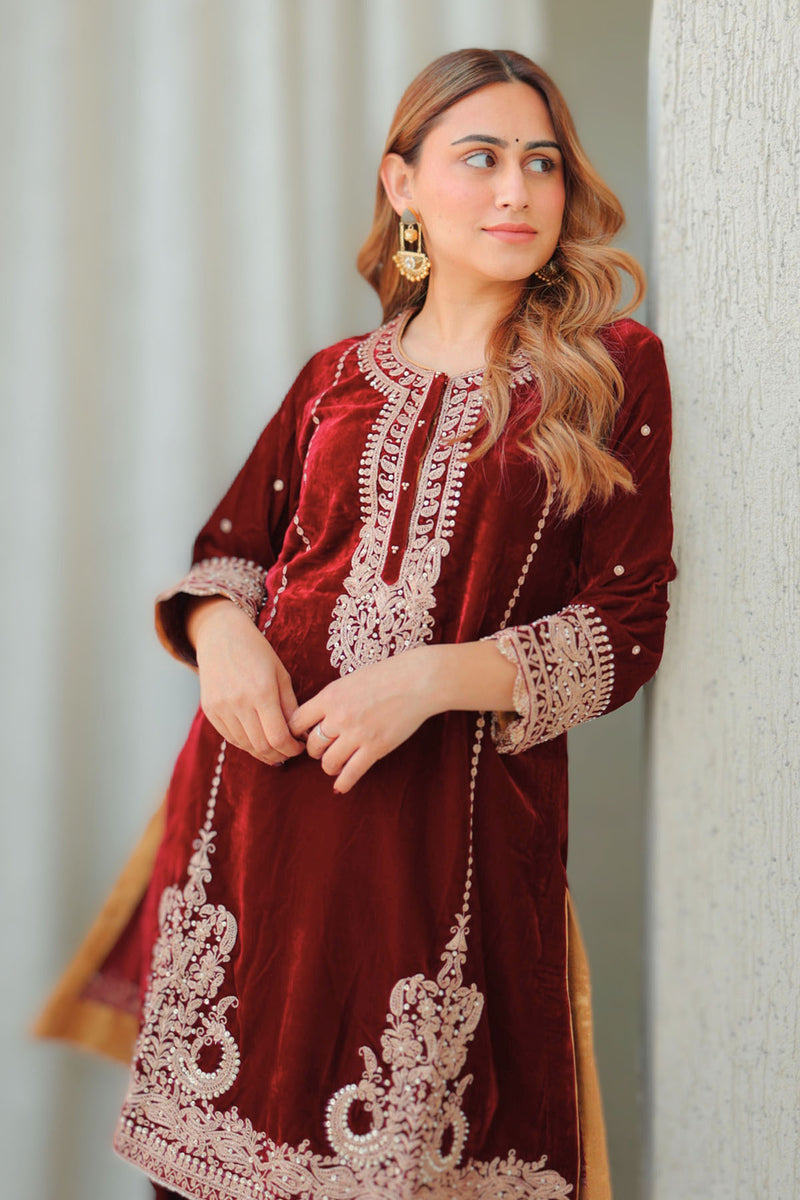 Ayat - Short Kurta with Salwar