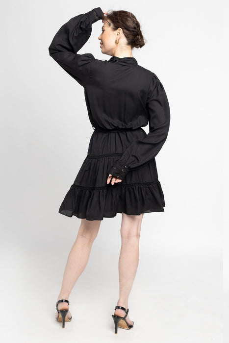 Midnight Black Mini Dress