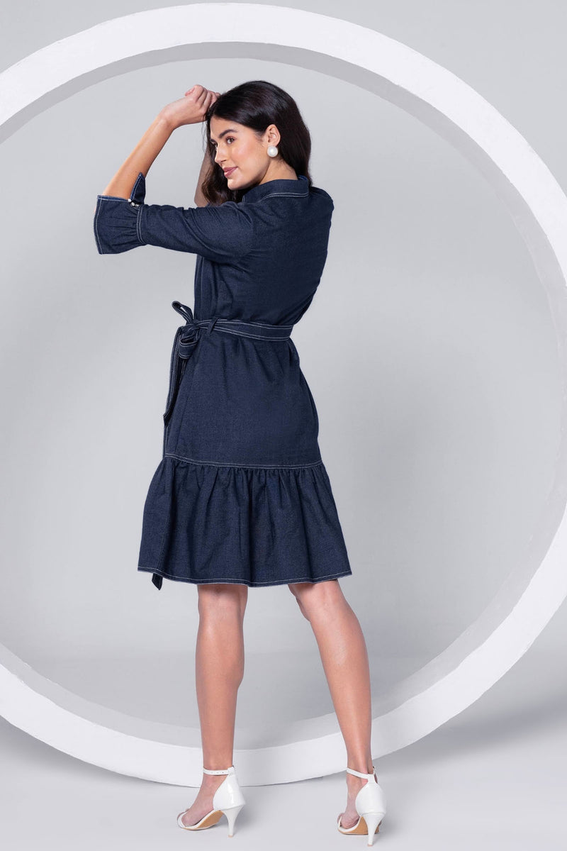 Denim Grace Mini Dress