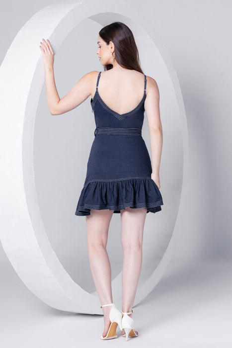 Denim Chic Mini Dress