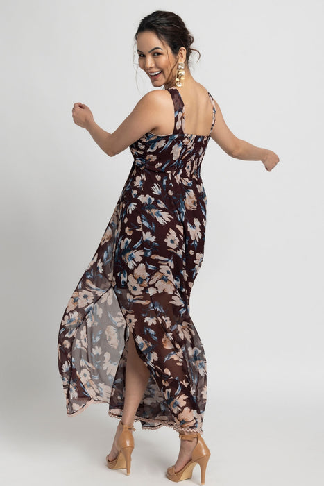 Russet Bloom Maxi Dress