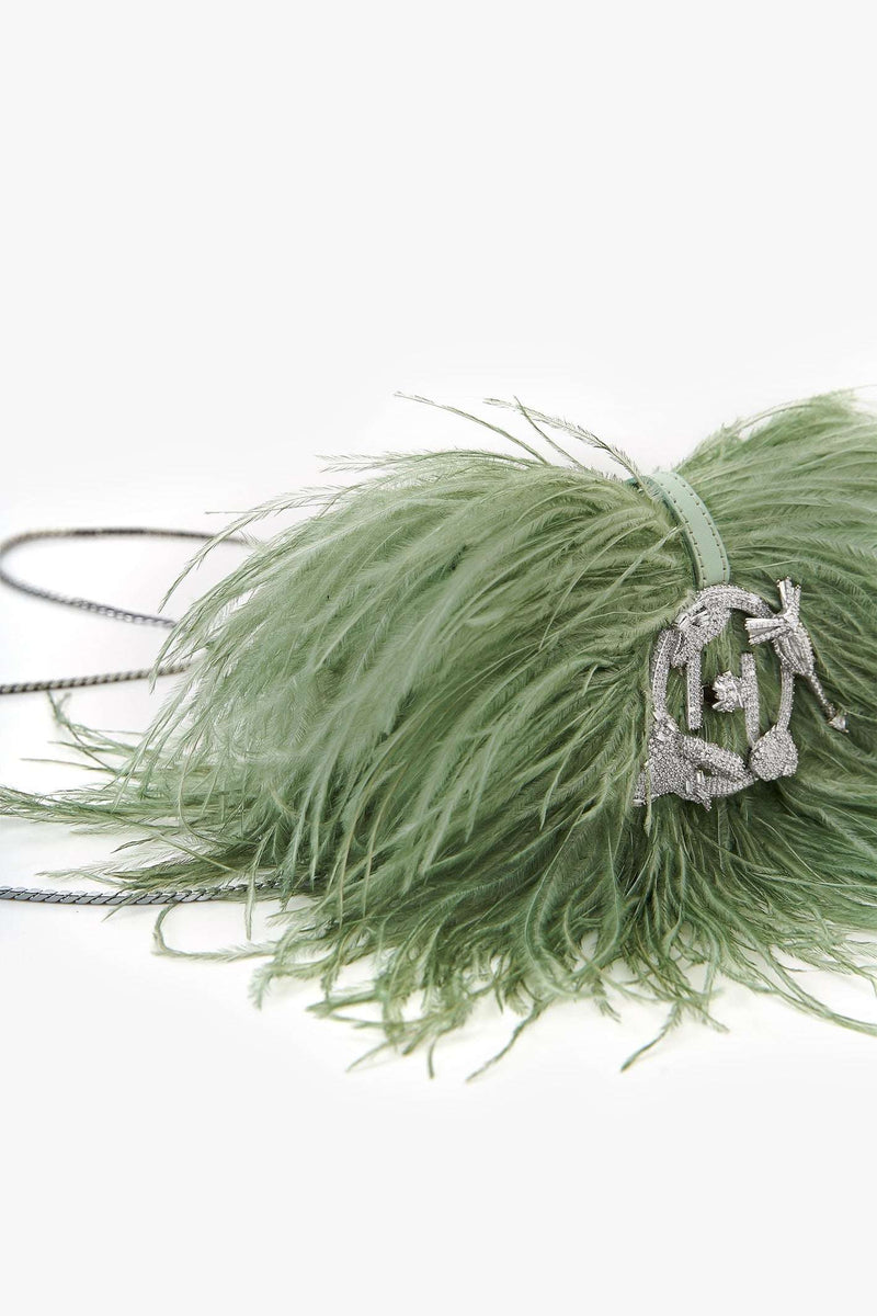 The Scarlet Minivet HandBag in Jade Green
