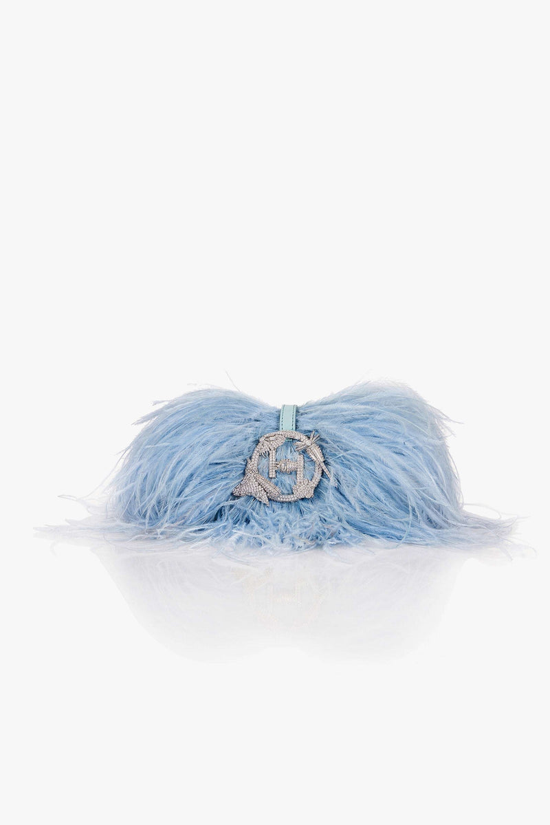 The Scarlet Minivet Handbag in Delphine Blue
