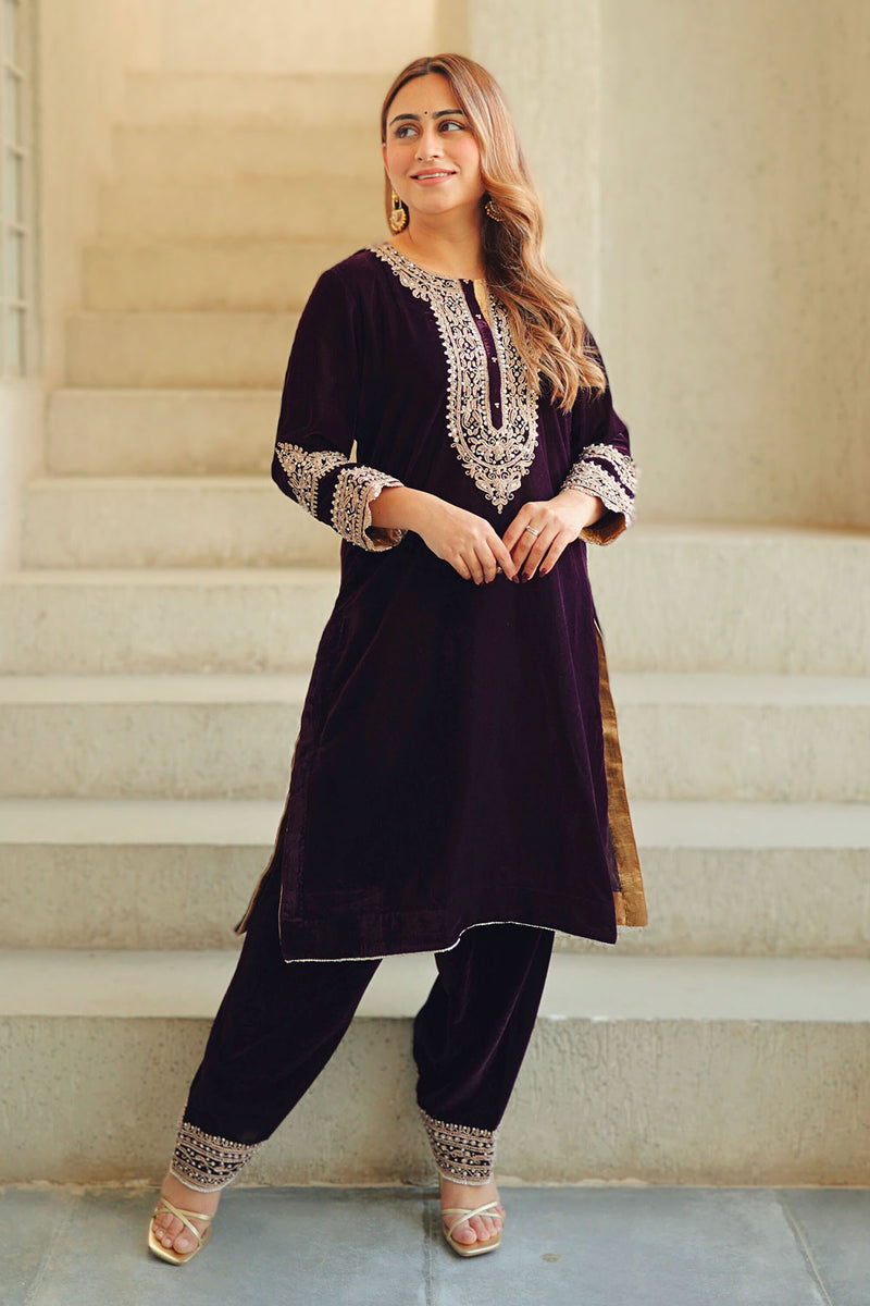 Zyra - Short Kurta with Salwar