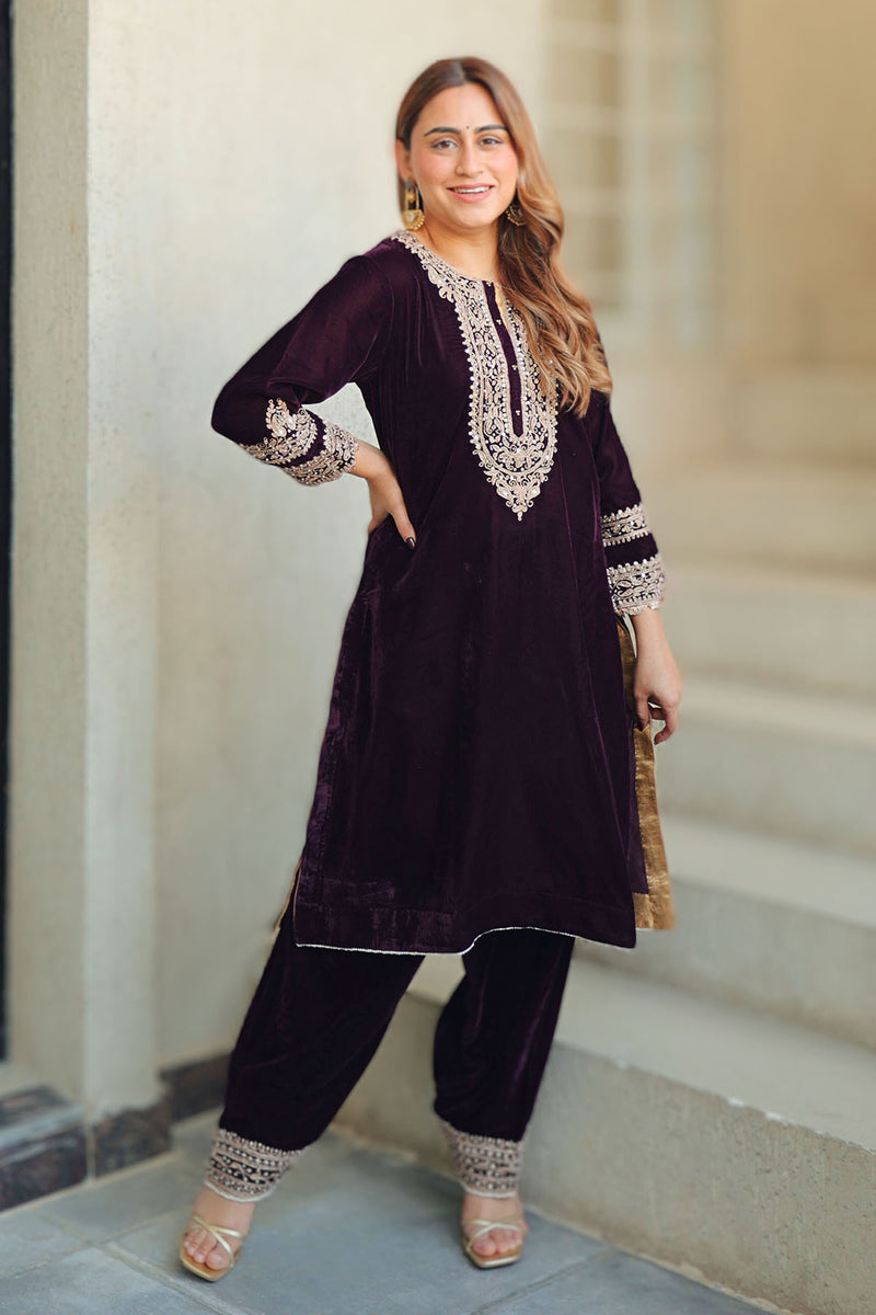 Zyra - Short Kurta with Salwar