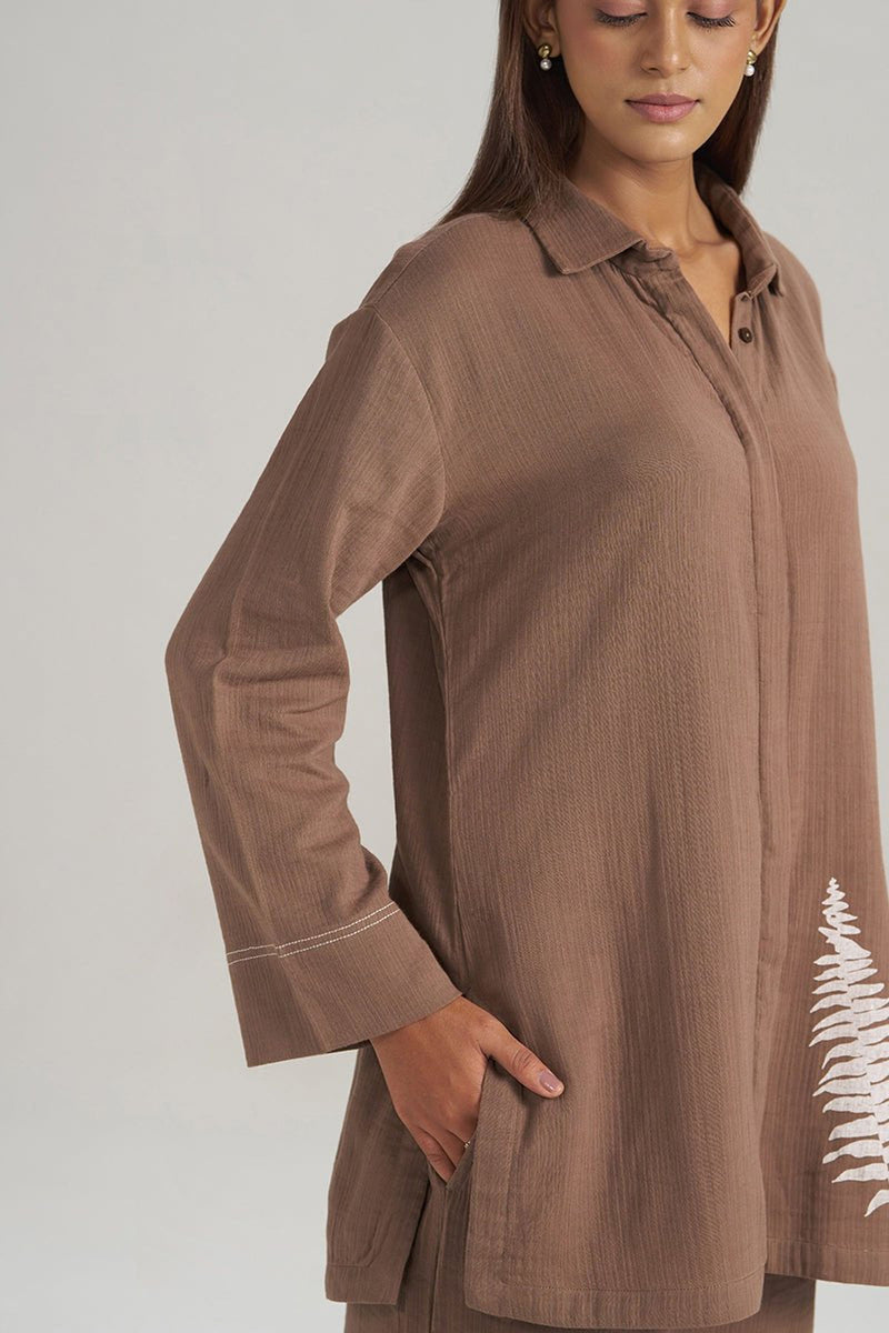 Chocolate and Fern Co-ord Set