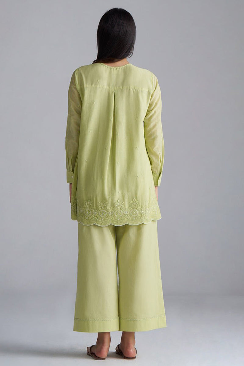 Fresh Mint Green Mul-Mul Co-ord Set