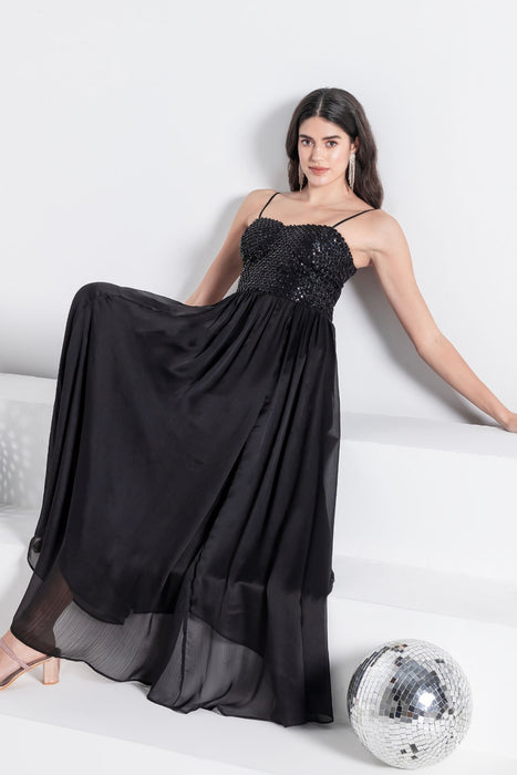 Midnight Luxe Gala Gown