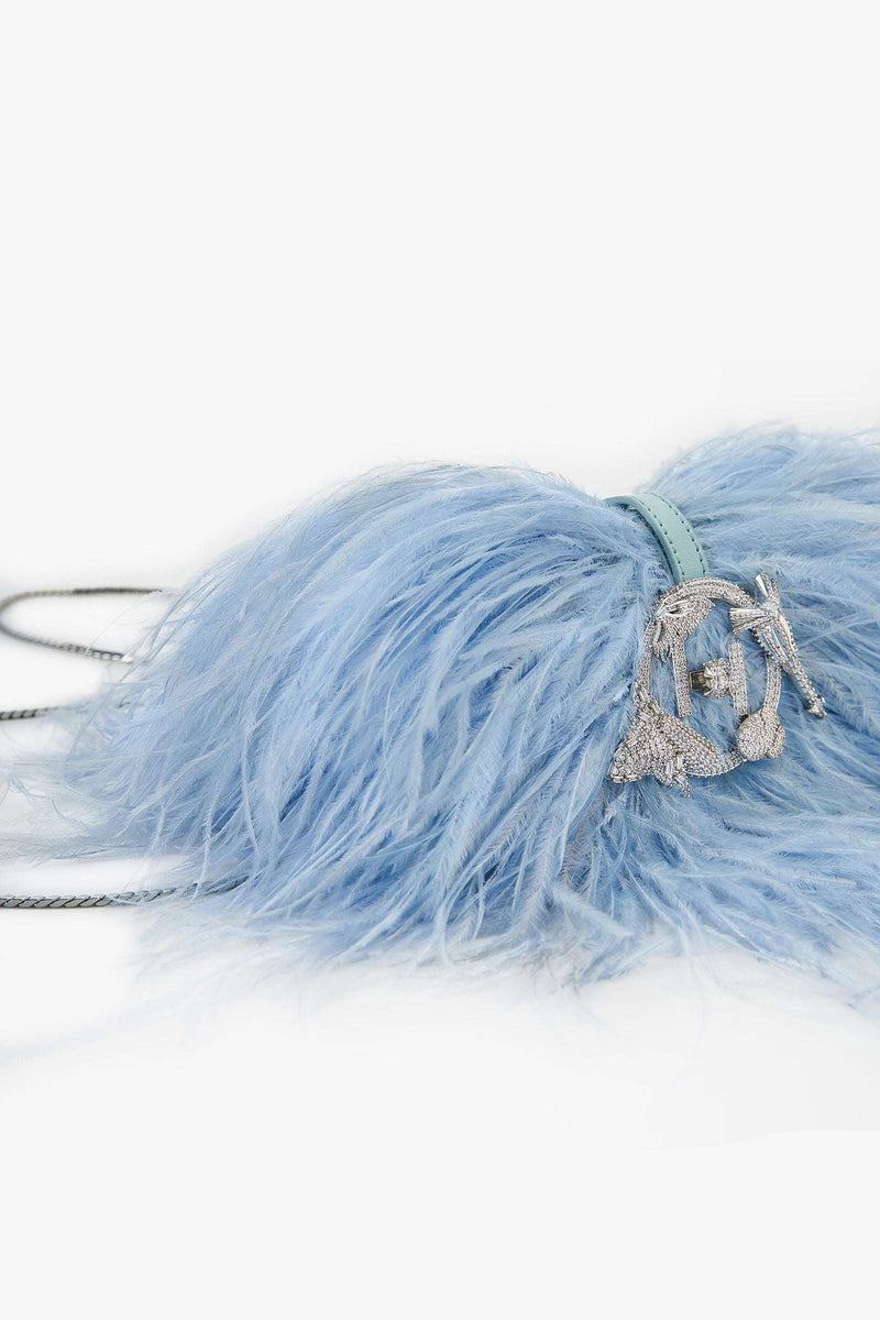 The Scarlet Minivet Handbag in Delphine Blue