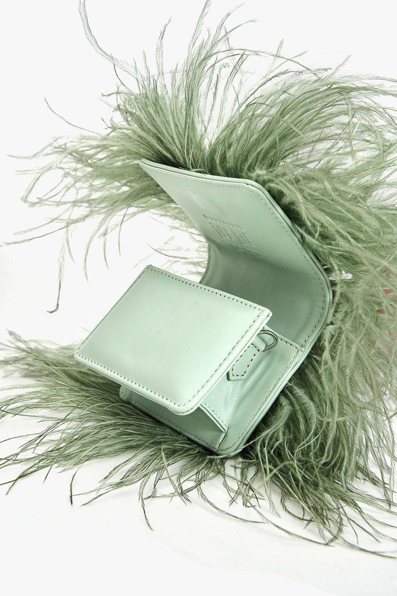 The Scarlet Minivet HandBag in Jade Green