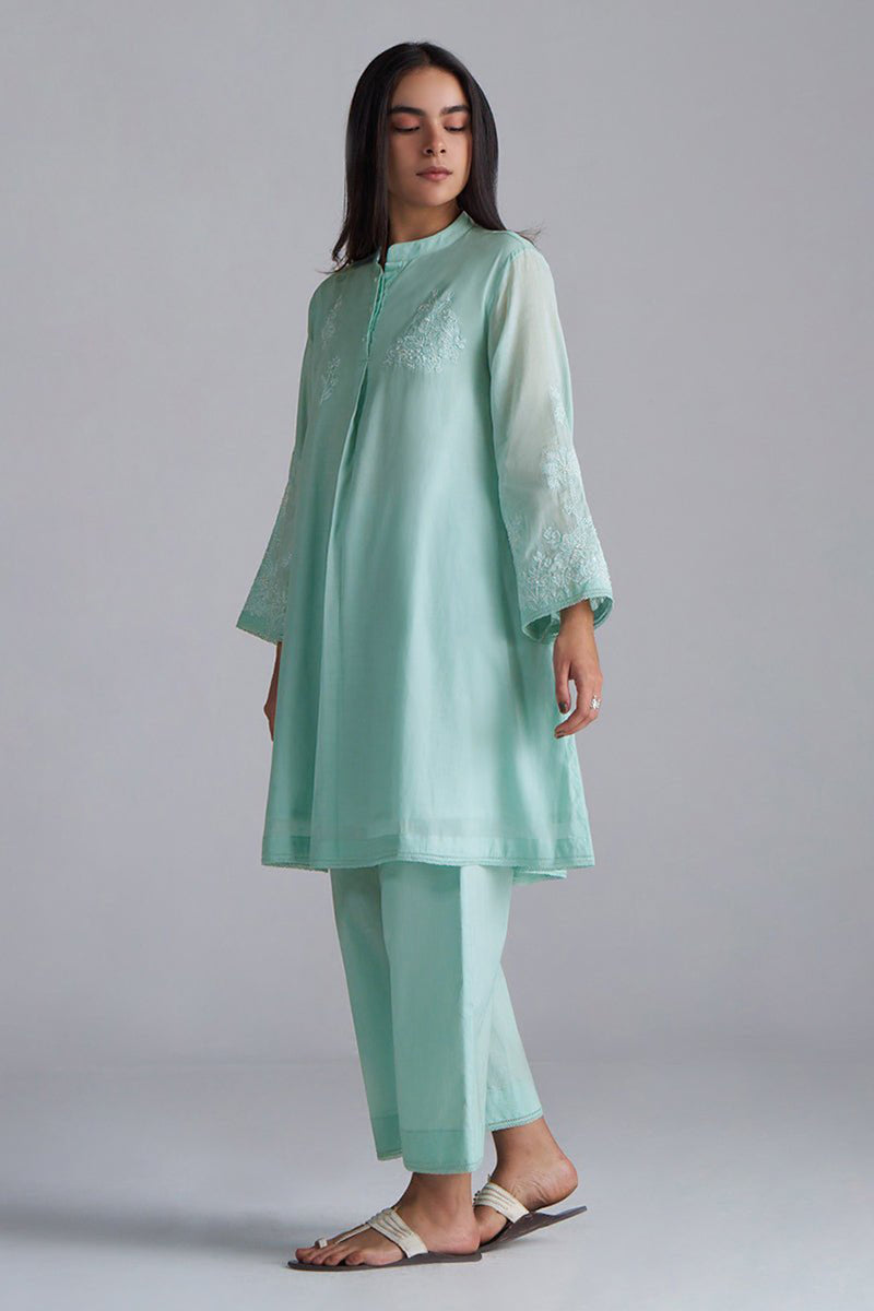 Dusky Aqua Mul-Mul Co-ord Set
