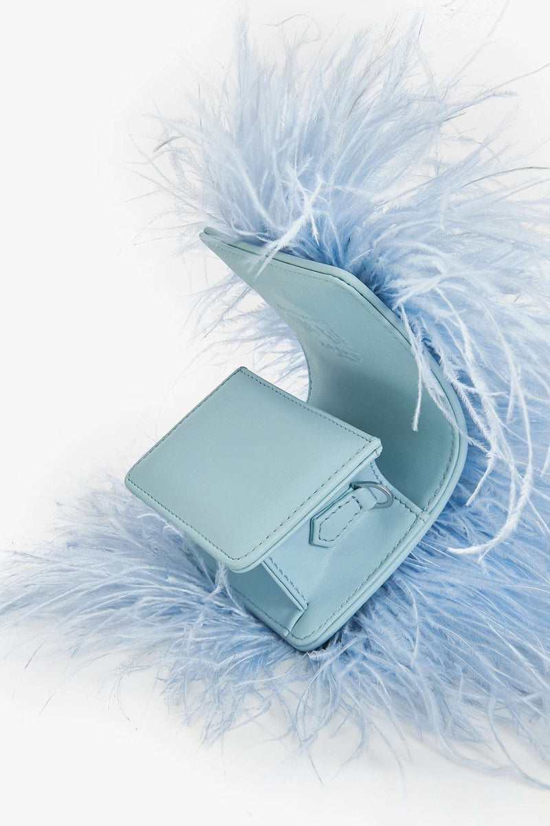 The Scarlet Minivet Handbag in Delphine Blue