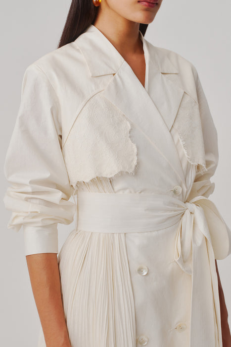 Ivory Atelier Trench Dress