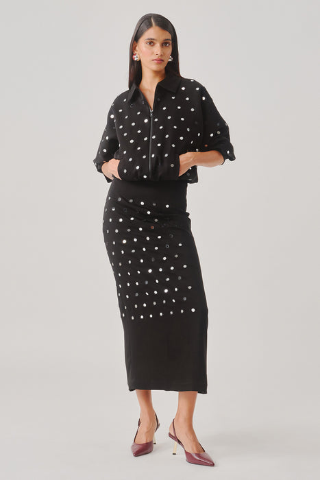 Black Constellation Skirt