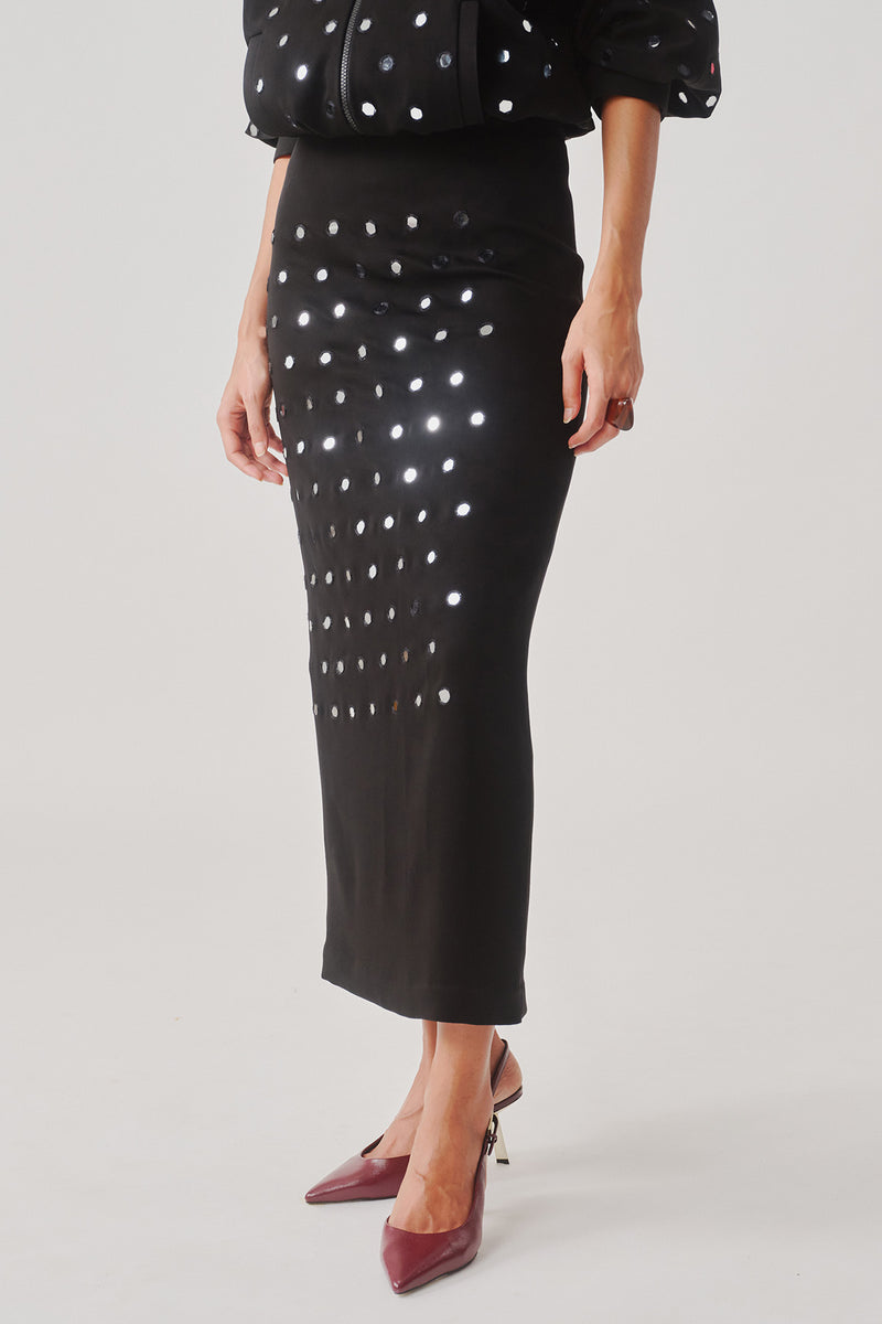 Black Constellation Skirt