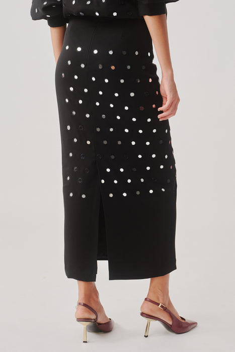 Black Constellation Skirt