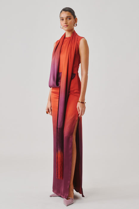 Ember scarf dress