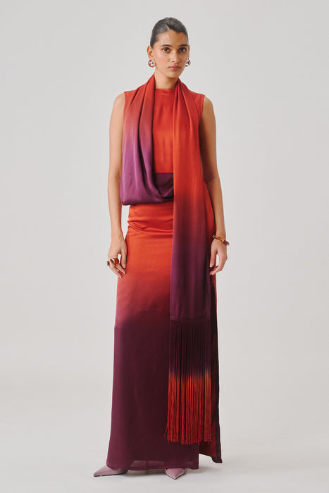 Ember scarf dress