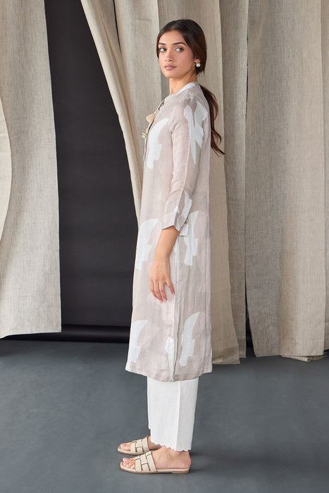 Natural Pure Hemp Kurta Set