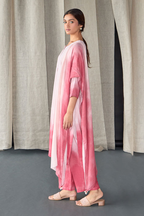 Astro Dust Ombre Linen Kurta Set