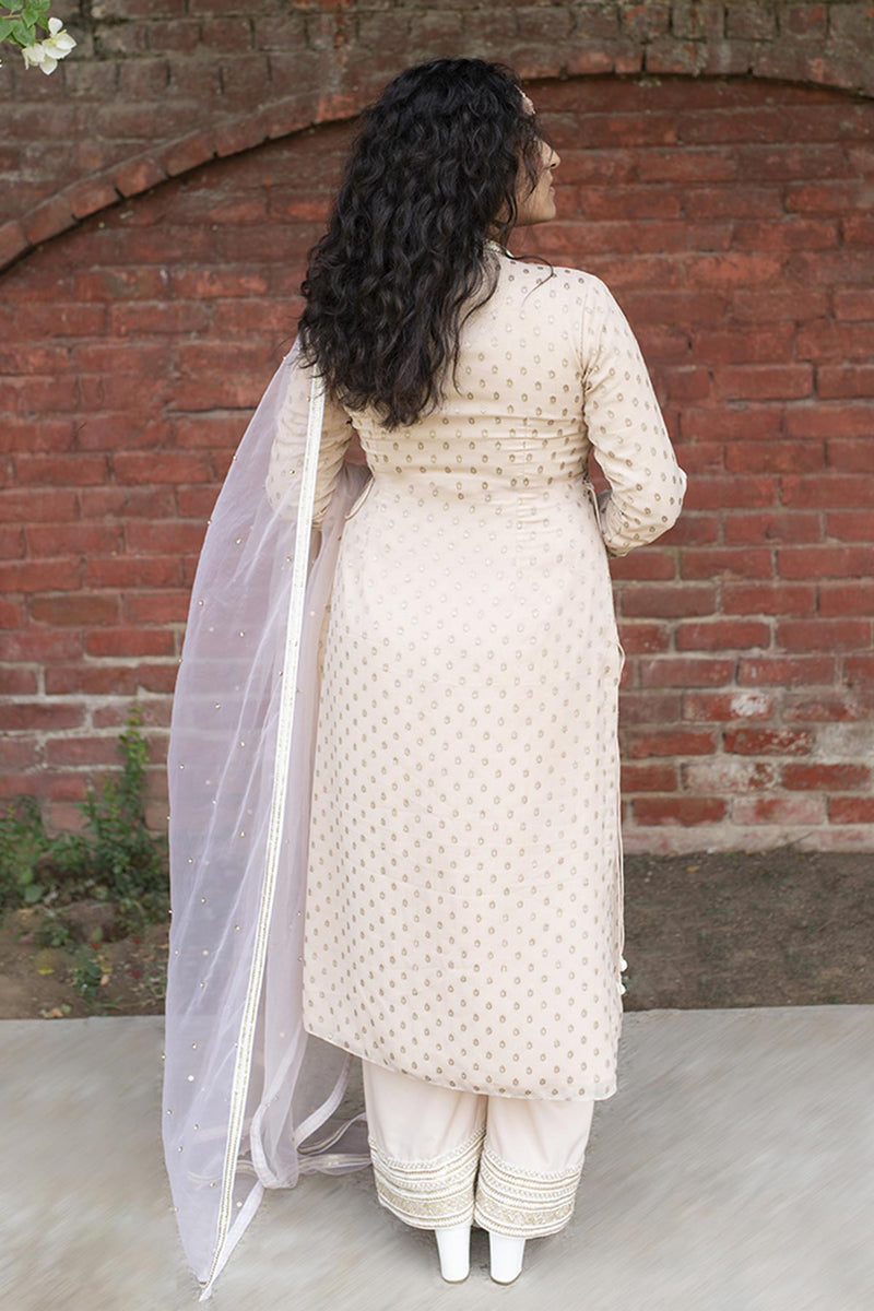 Kovet Budding Peach V-Neck Suit