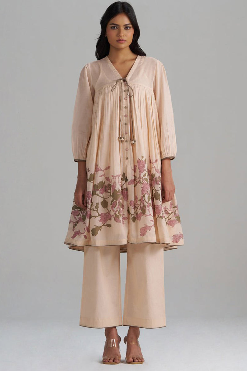 Baby Peach Mul-Mul Co-ord Set