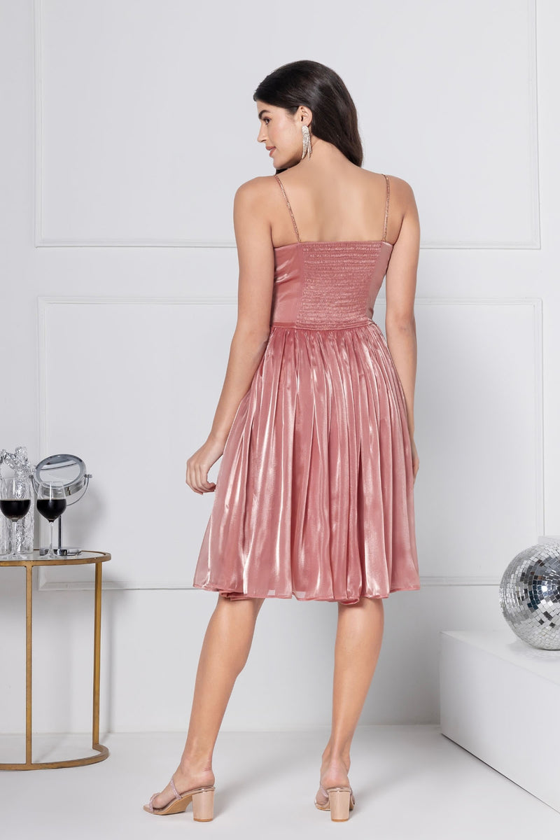 Blush Serenity Midi Dress