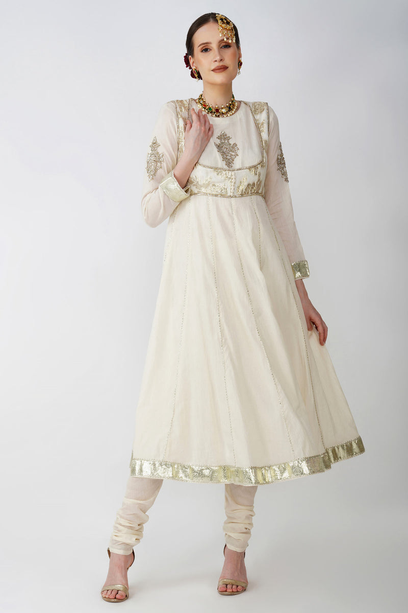 Begum Embroided Anarkali Kurta Set