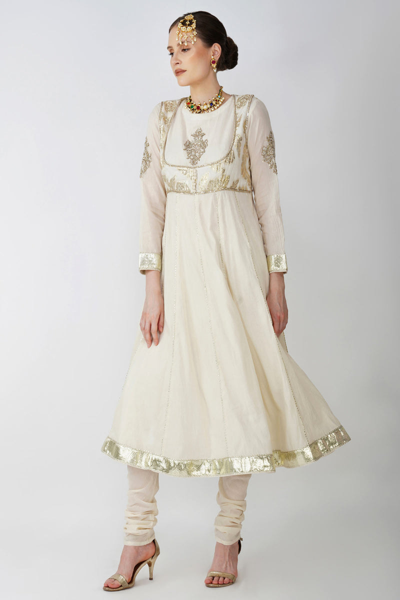 Begum Embroided Anarkali Kurta Set