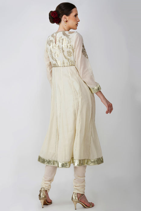 Begum Embroided Anarkali Kurta Set